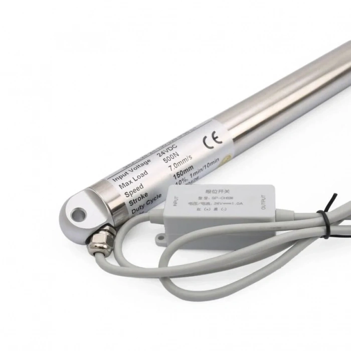 KRA-L25 24V 150mm 500N IP66 Tubular Linear Motor