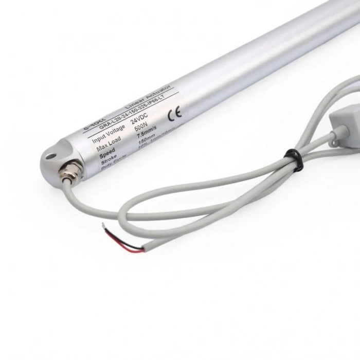 KRA-L28 24V 150mm 500N IP66 Tubular Linear Motor