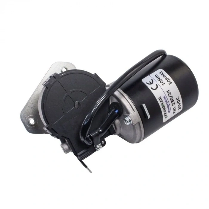 KRL-230/24 24V DC 10Nm 30 RPM Cam Silecek Motoru