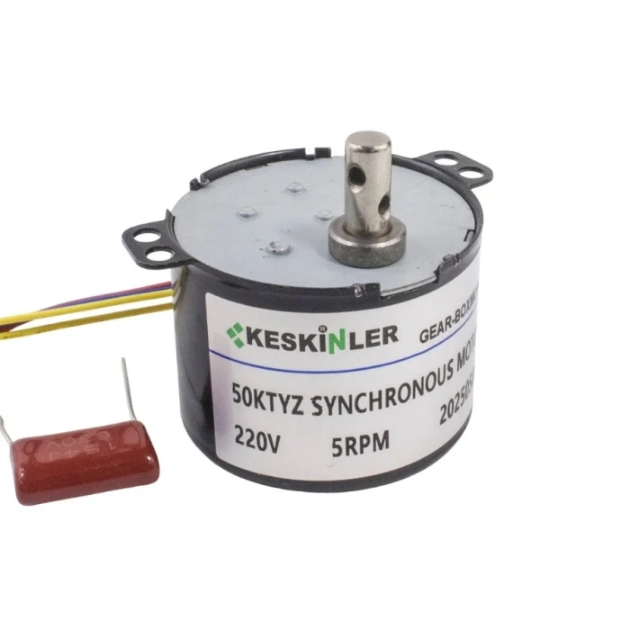 KTYZ-50 5RPM 6W AC Senkron Motor