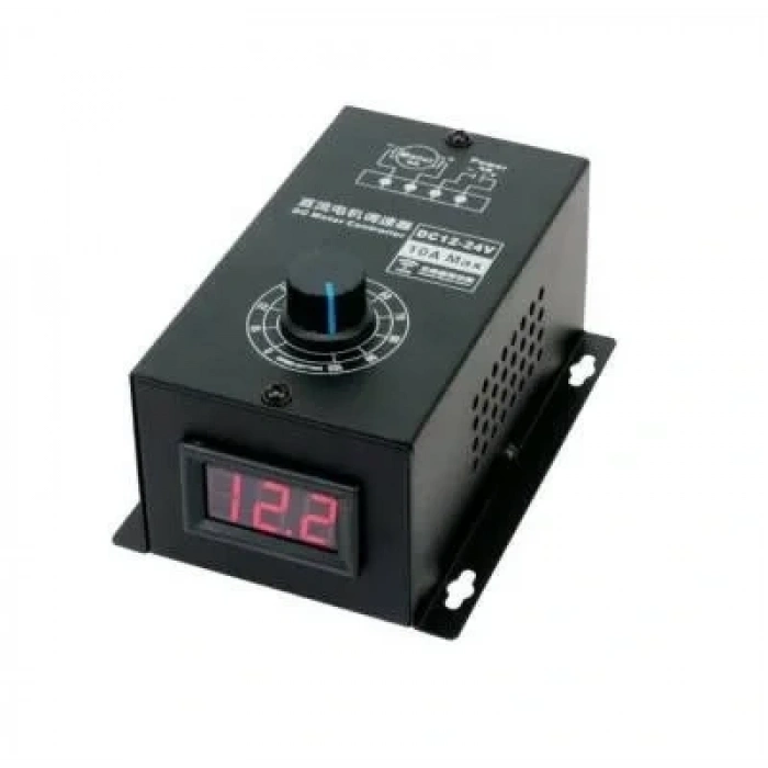 Kumandalı 10A DC Motor Sürücü PWM DC 12-24V