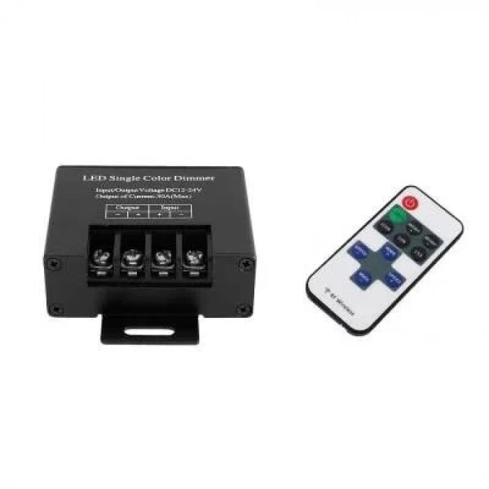 Kumandalı 12-24V 30A Led Dimmer Parlaklık Kontrol Devresi