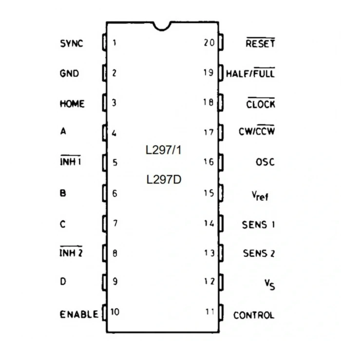L297 Motor Sürücü Entegresi Dip-20