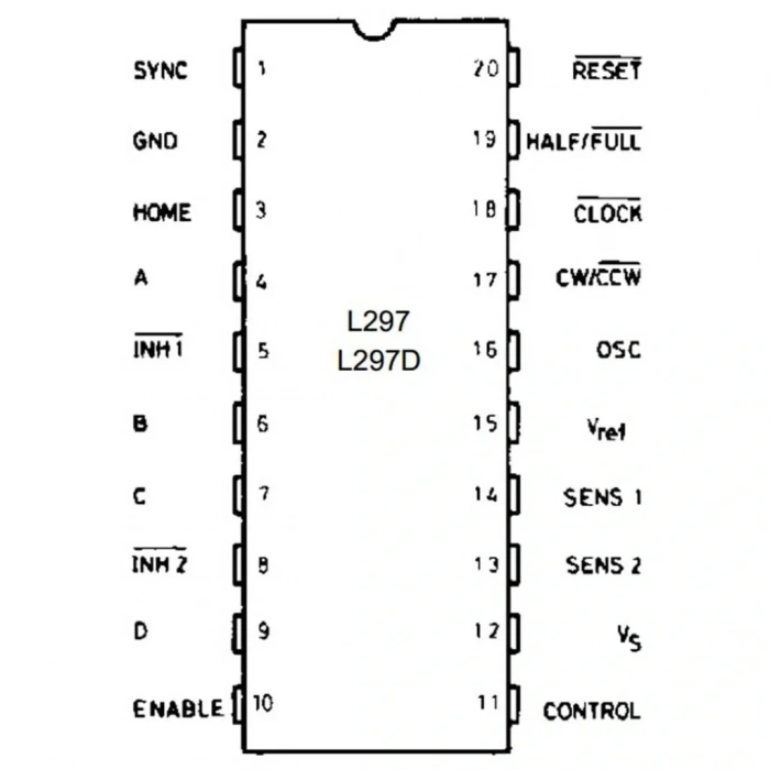 L297D Smd Motor Sürücü Entegresi Soic-20