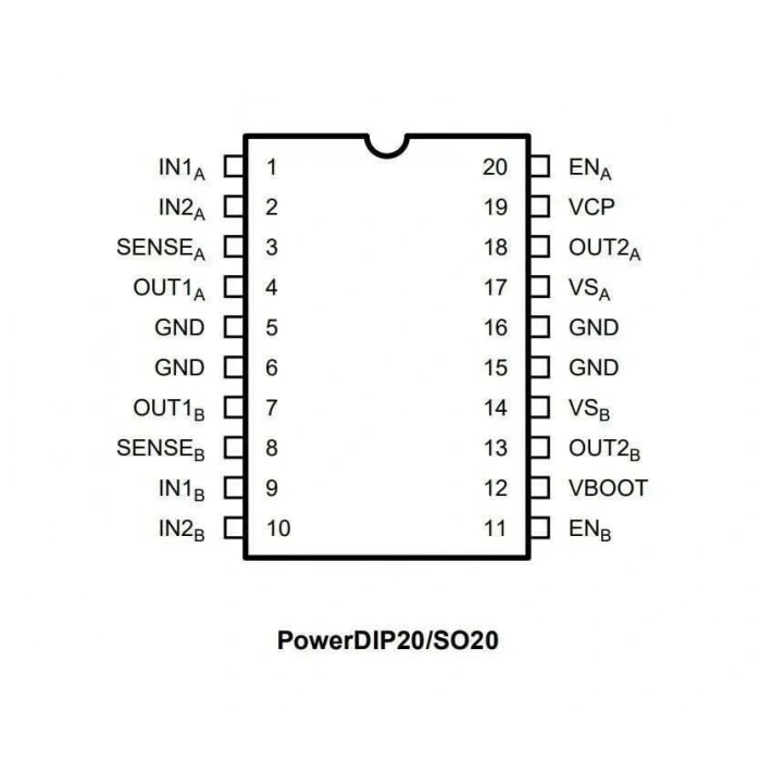 L6205N DIP-20 Motor Sürücü Entegresi