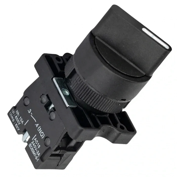 LAY5-ED21 22mm Kısa Mandal Switch 0-1 Kalıcı (1NO)