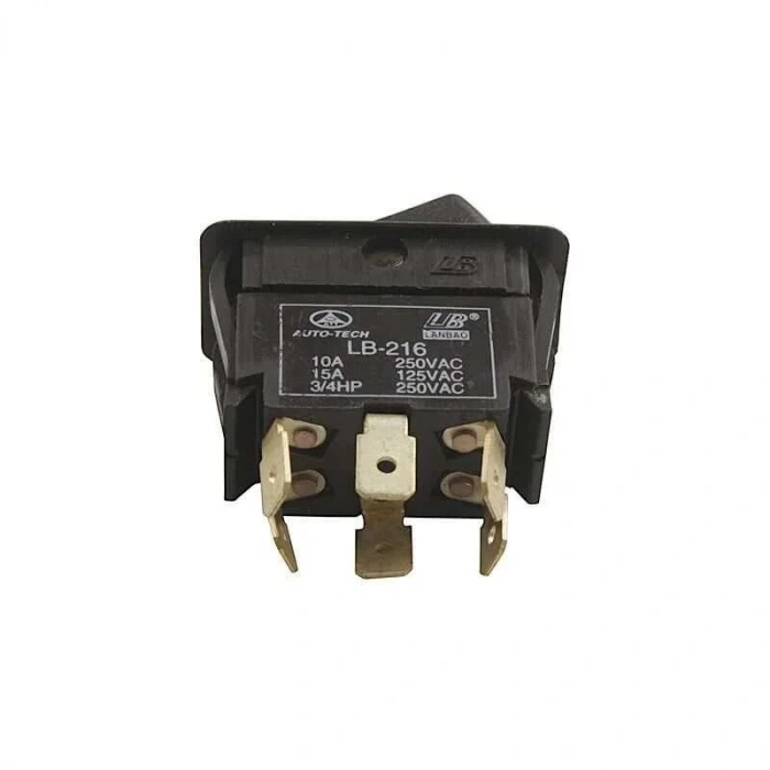 LB-216 On/Off Anahtar 6 Pin - Siyah
