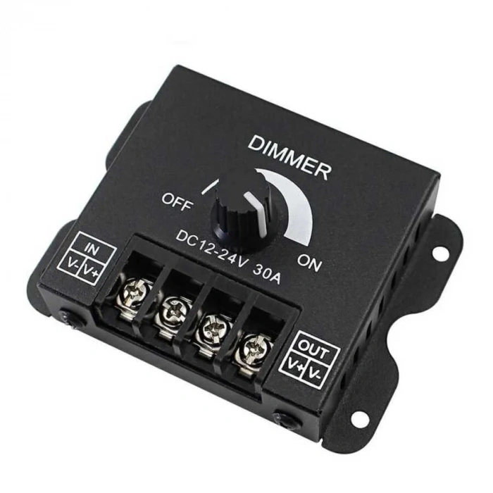 Led Dimmer 12-24V 30A Işık Parlaklık Kontrol Devresi