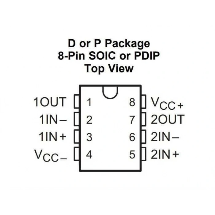 LF353DR SOIC-8 Amplifikatör Entegresi