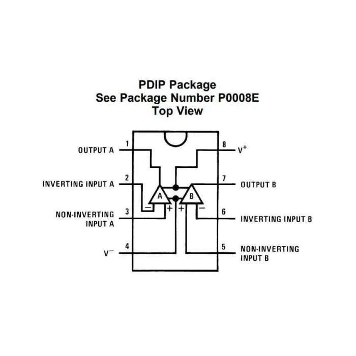 LF442CN DIP-8 OpAmp Entegresi