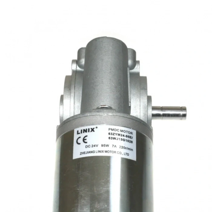 Linix PMDC Motor 63ZYM24-95E/63WJ15G1028 24V 95W 7A 220r/min Door Motor