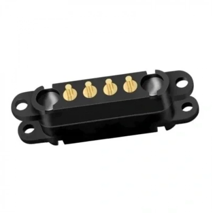 LK-4PIN-2340404 4-Pin 2.54mm Pogo Pin Manyetik Konnektör Takımı - Kulaklı