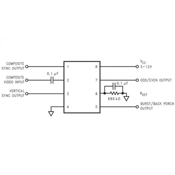 LM1881 DIP-8 Entegre