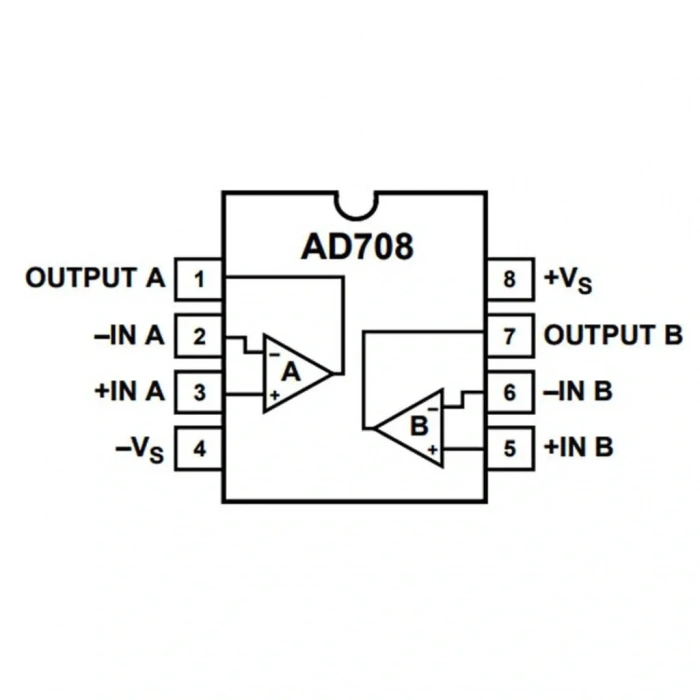 LM258P 3mV 1mA OpAmp Entegresi Dip-8