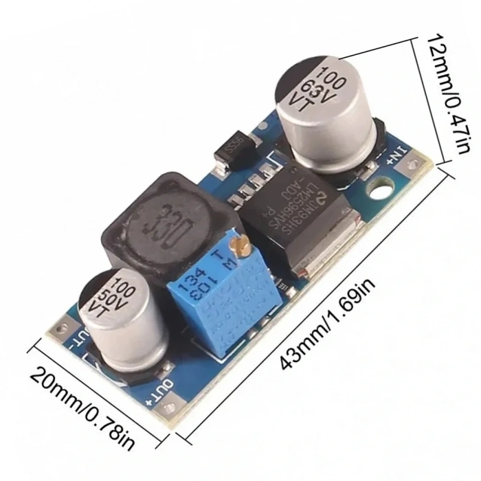 LM2596HVS Step Down/Düşürücü DC-DC Voltaj Regülatörü - 3A