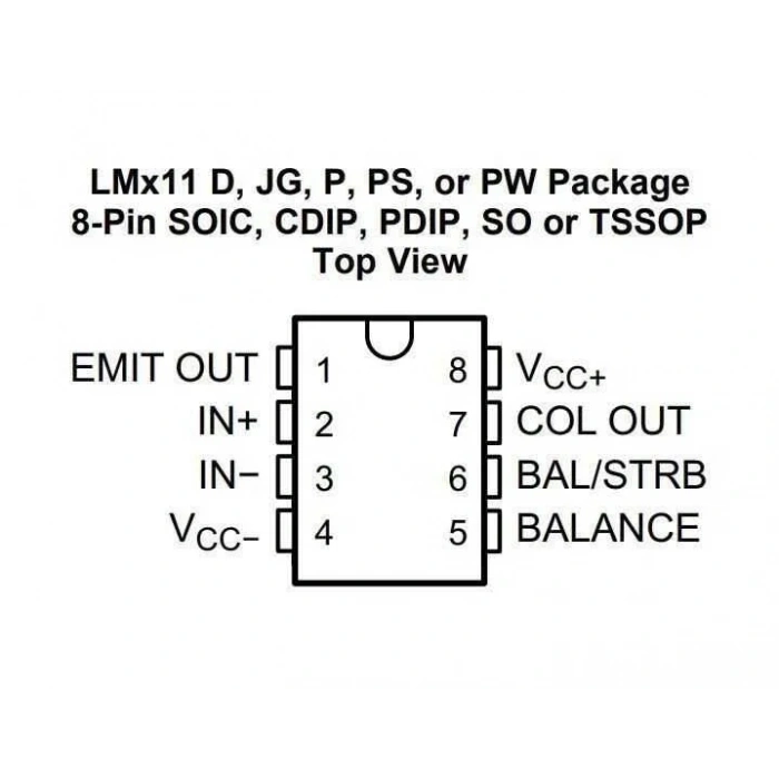 LM311 SMD SO8 Entegre