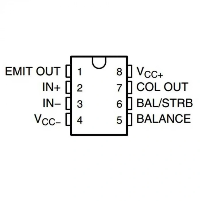 LM311P DIP-8 Komparatör Entegresi