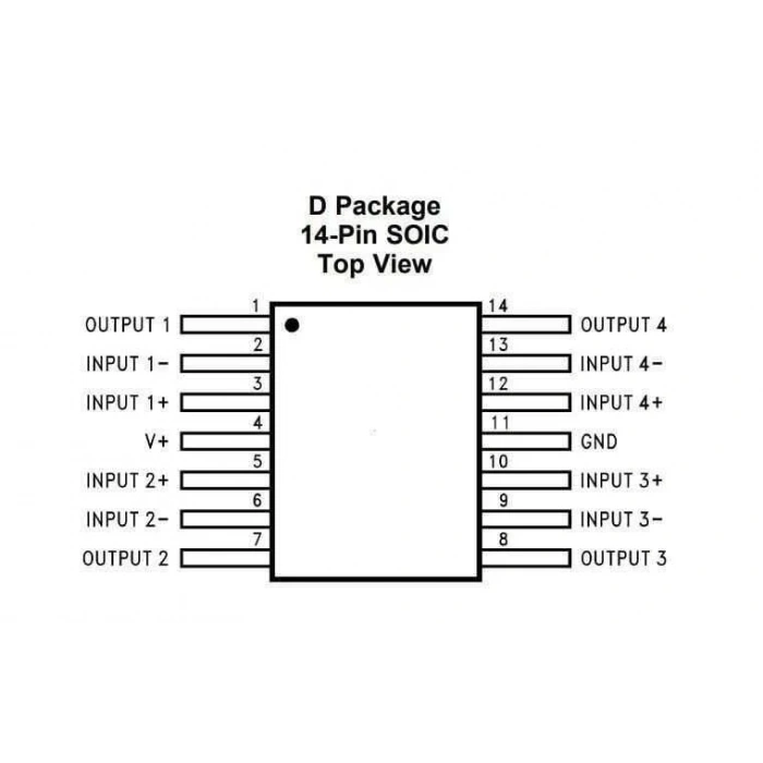 LM324 DIP14 Entegre