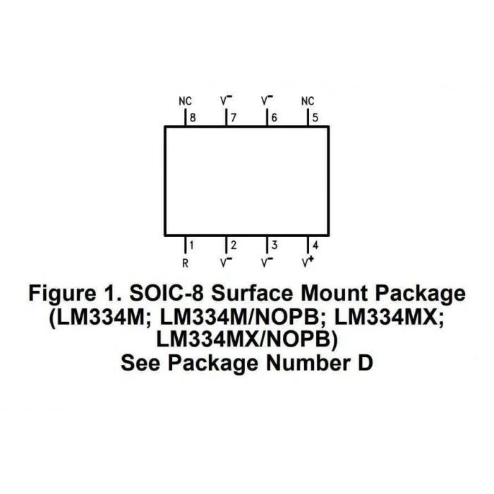 LM334MX/NOPB SOIC-8 SMD Entegre