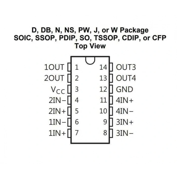 LM339 SMD SO14 Entegre