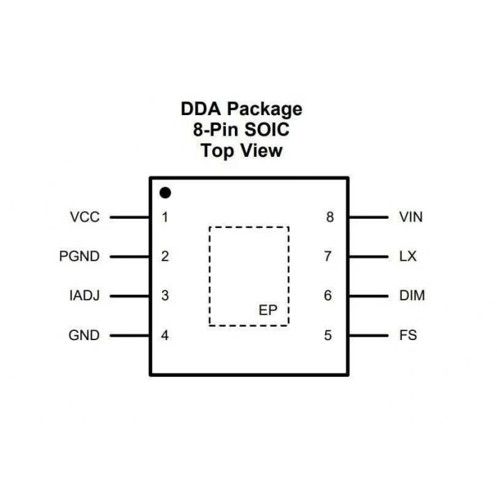 LM3414HVMRX SOIC-8 1A Led Entegresi