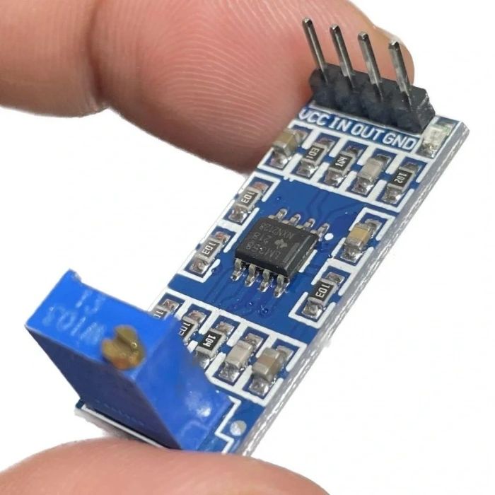LM358 100x Sinyal Yükselteç Amfi Modülü