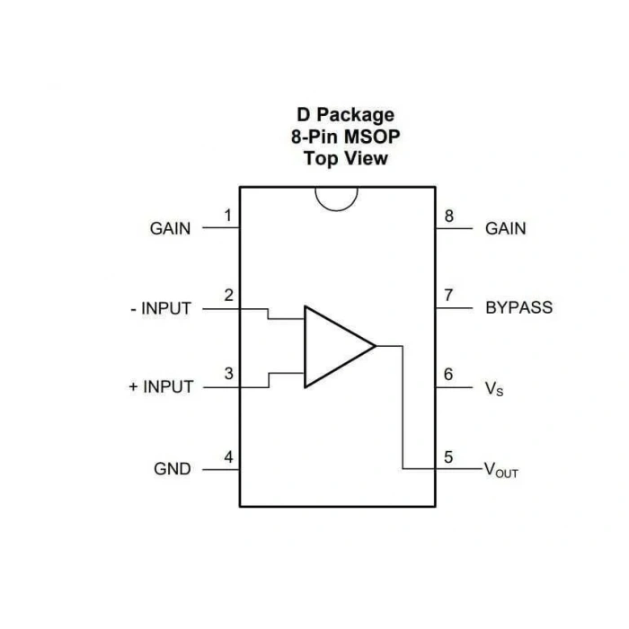 LM386 SOIC-8 Amplifikatör Ses Entegresi