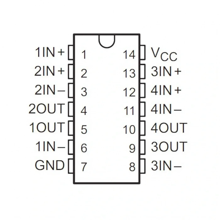 LM3900N OpAmp Entegresi Dip-14