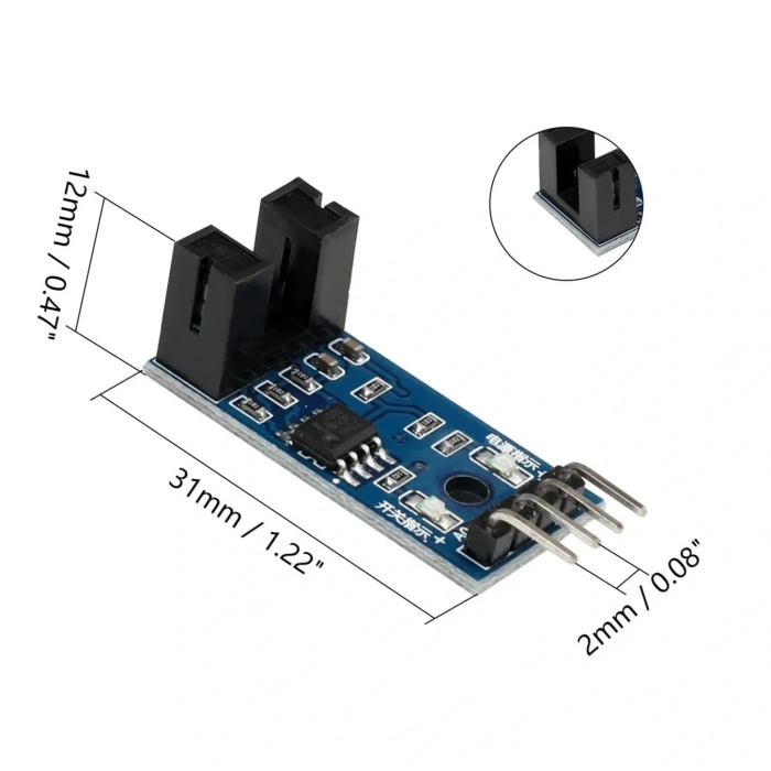 LM393 Kızılötesi Motor Hız Sensör Modülü