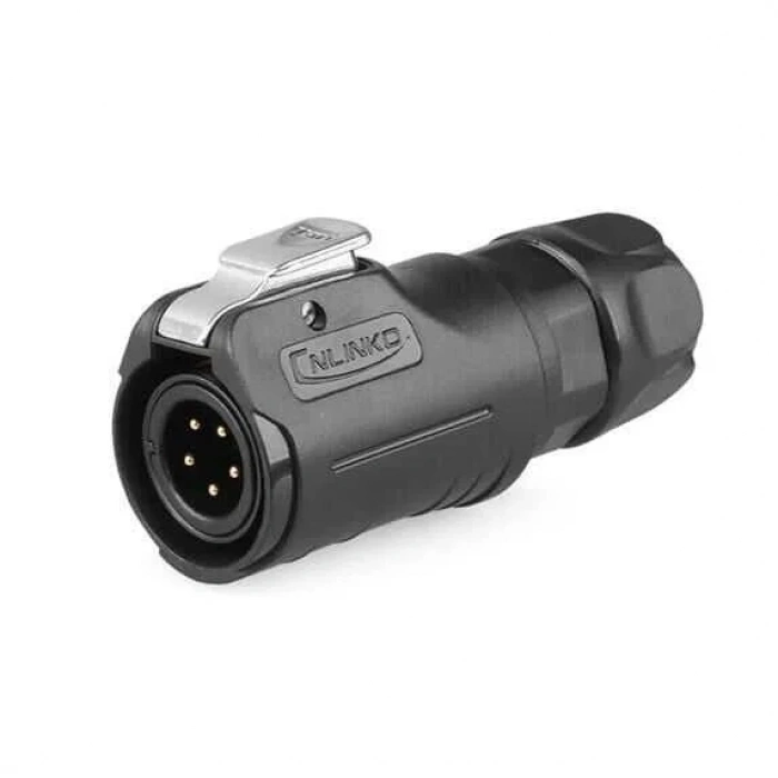 LP-12-C05PE-02-001 5-Pin Su Geçirmez Konnektör - Erkek