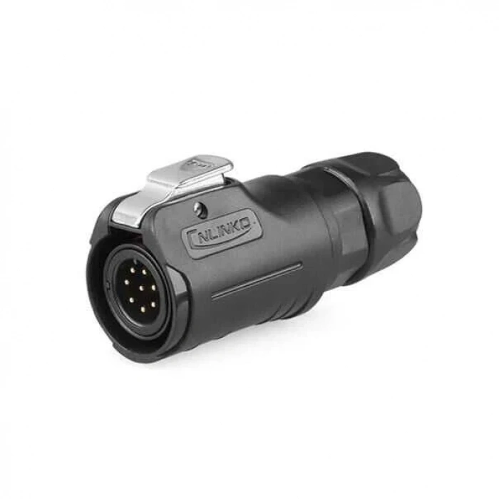 LP-12-C08PE-02-001 8-Pin Su Geçirmez Konnektör - Erkek