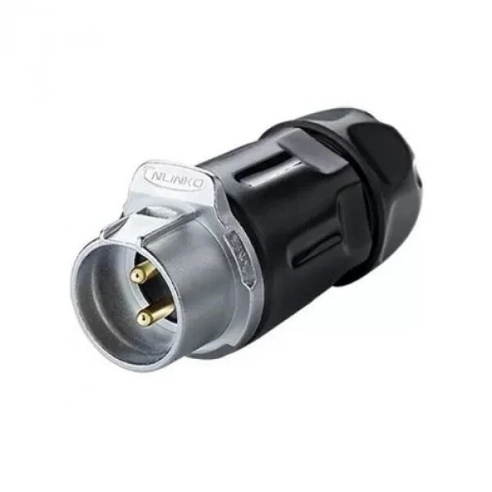 LP-20-C02PP-01-001 2-Pin Su Geçirmez Konnektör - Erkek