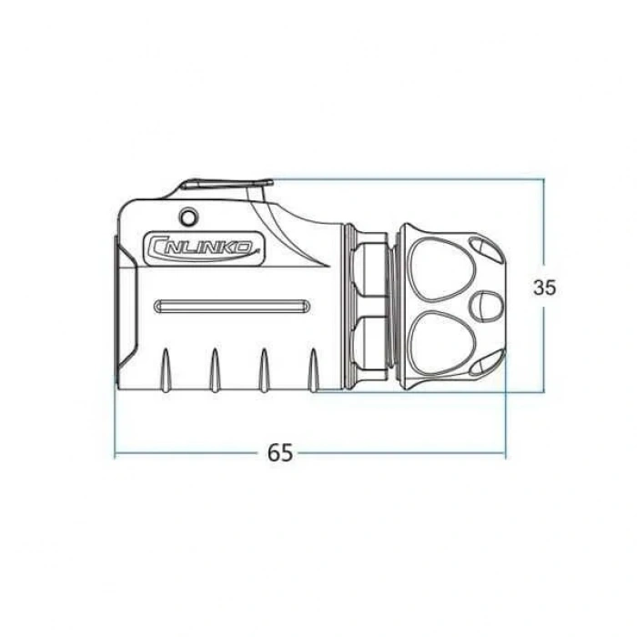 LP-20-C07PE-01-022 7-Pin Su Geçirmez Konnektör - Erkek