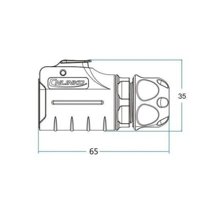 LP-20-J03PE-01-003 3-Pin Su Geçirmez Konnektör - Dişi