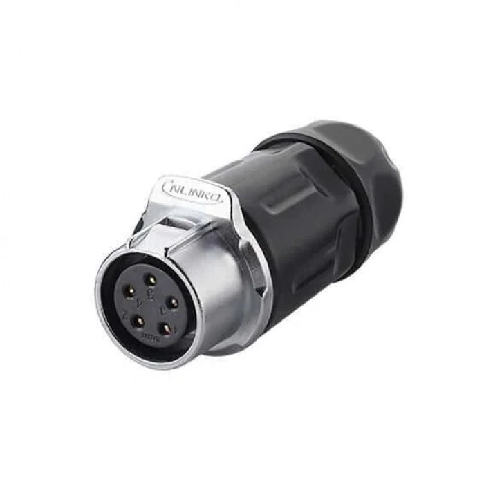 LP-20-J05PP-01-001 5-Pin Su Geçirmez Konnektör - Dişi