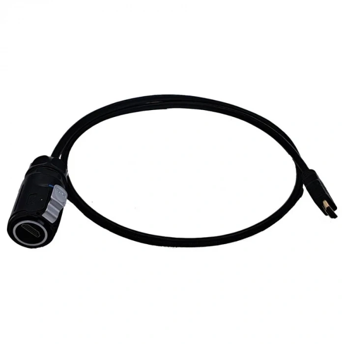 LP-24-HDMI-MP-MP-1M-001 Su Geçirmez HDMI Erkek Konnektör - 1M Kablo