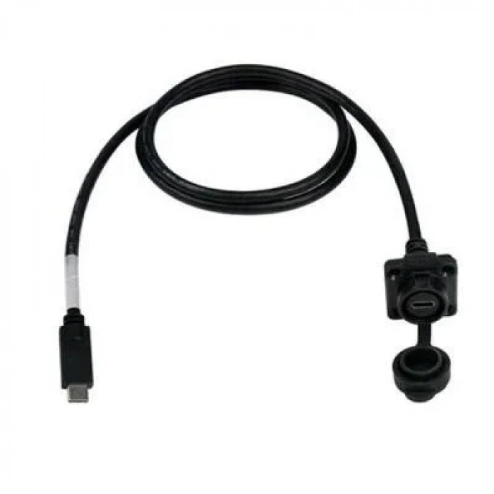 LP16-TYPEC-MP-FS-0D5M-002 Su Geçirmez Type C 3.1 Dişi Panel Tip Konnektör - 0.5M Kablo