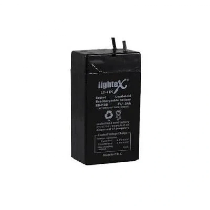 LT-41N 4V 1.0 Ah Bakımsız Işıldak Aküsü