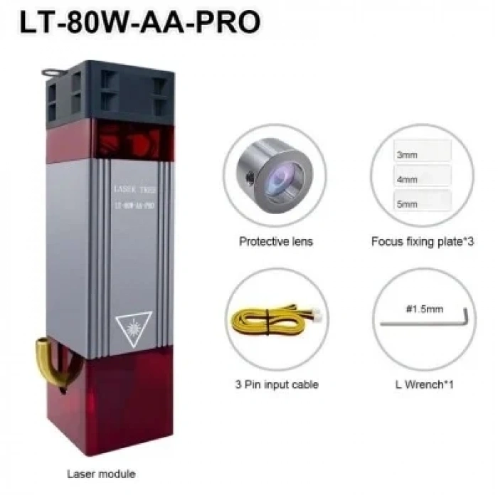 LT-80W 12V TTL Yakıcı CNC Lazer