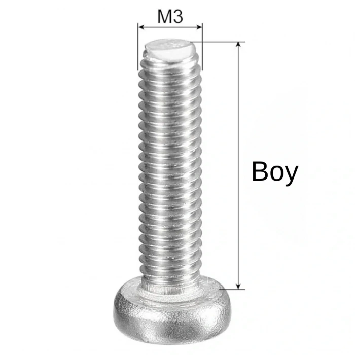 M3X40mm YSB Vida – DIN7985 (Yıldız Silindir Başlı Civata)
