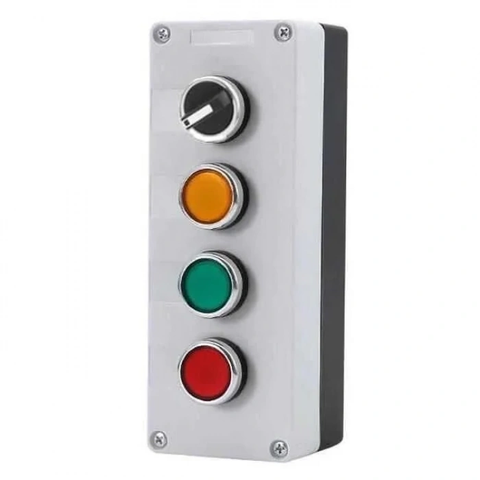 Mandal Switch ve Üçlü Push Buton Kutusu