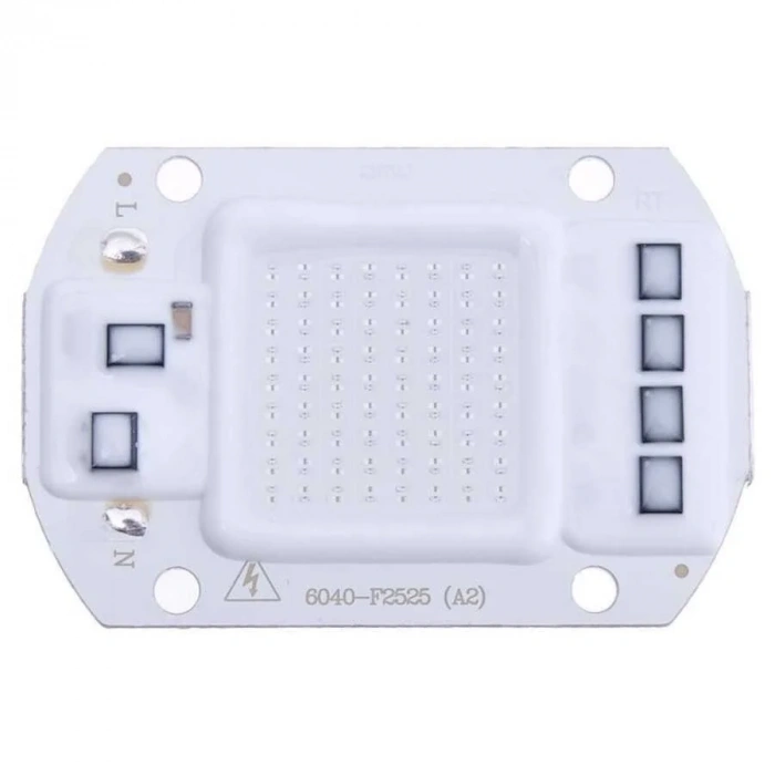 Mavi 220V Projektör Cob Led 50W Driver Çipli