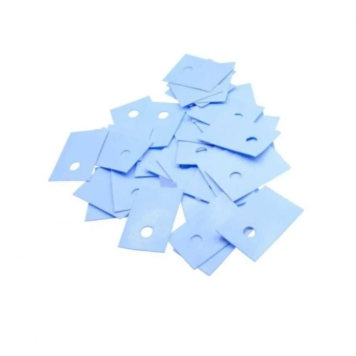 Mavi TO-220 Plastik İzolatör - Delikli - 10 Adet