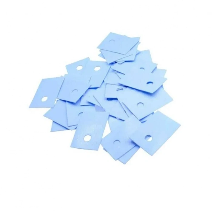 Mavi TO-3P Plastik İzolatör - Delikli - 10 Adet