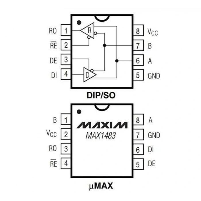 MAX1483 SMD SO8 Entegre