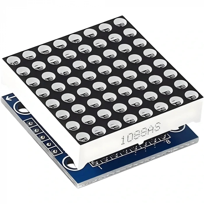 MAX7219 8x8 Dot Matrix Kartı - Peşpeşe Takılabilir