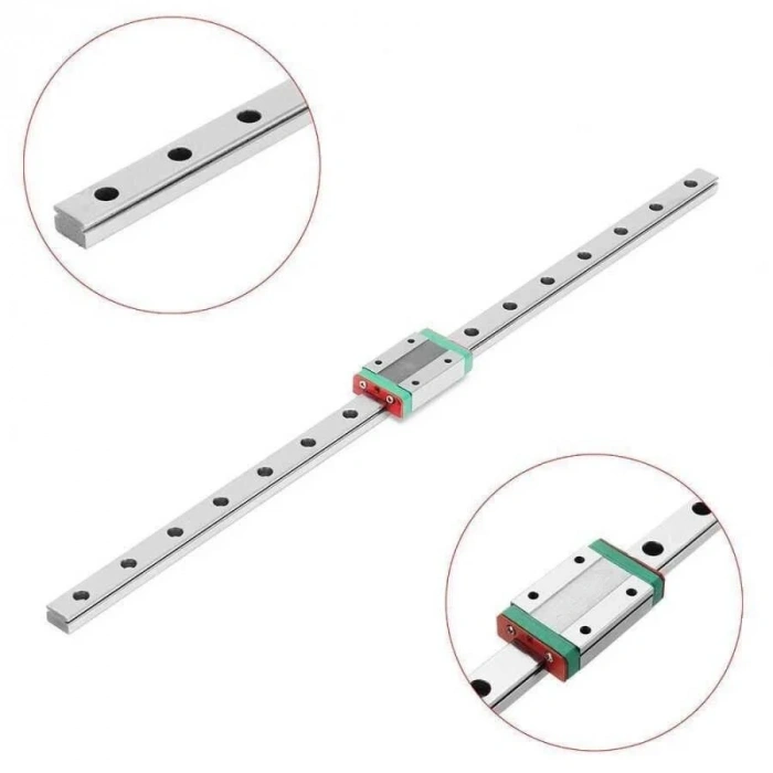 MGN9 Lineer Ray Kızak 400mm - MGN9H Bilyalı Rulman