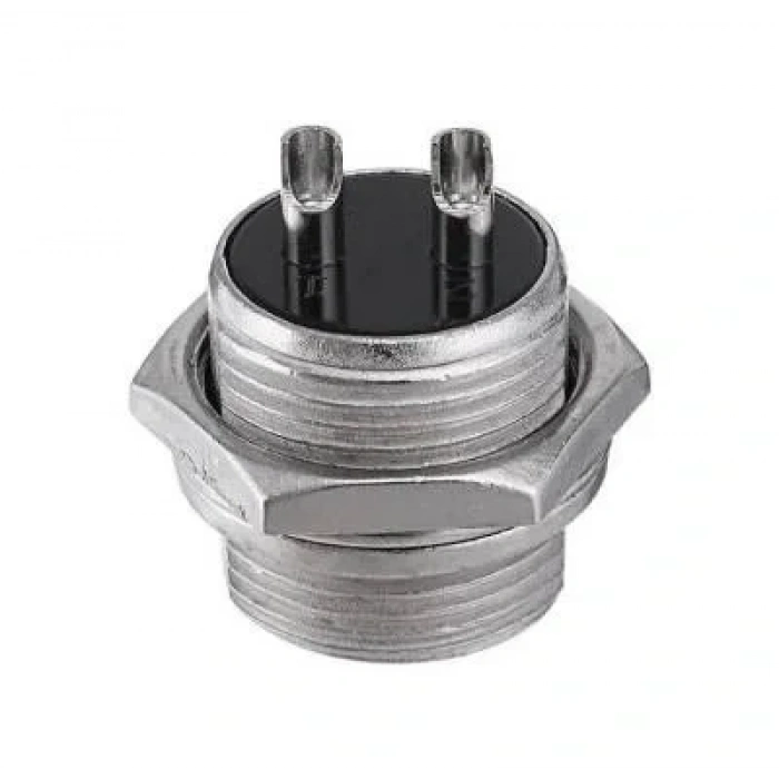 Mike Konnektör 2-Pin 16mm - Erkek
