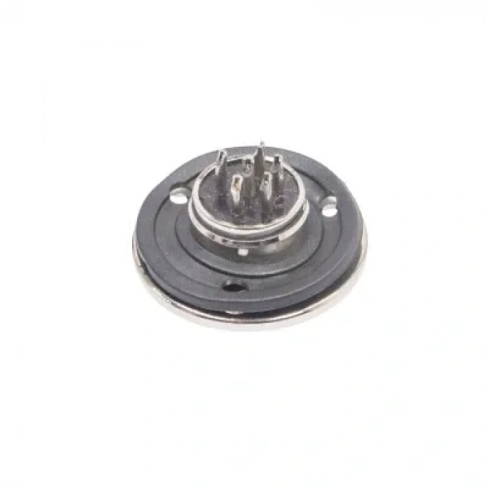 Mike Konnektör 6-Pin 16mm Flanşlı - Erkek
