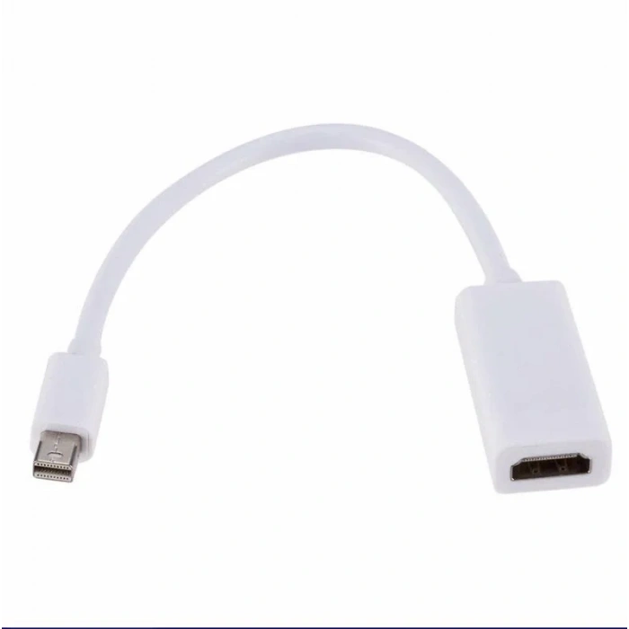 Mini Displayport to HDMI Dönüştürücü Adaptör Beyaz